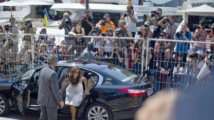 Fotografenandrang auf den Filmfestspielen in Cannes.