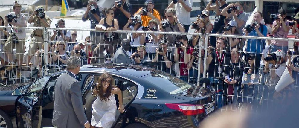 Fotografenandrang auf den Filmfestspielen in Cannes.