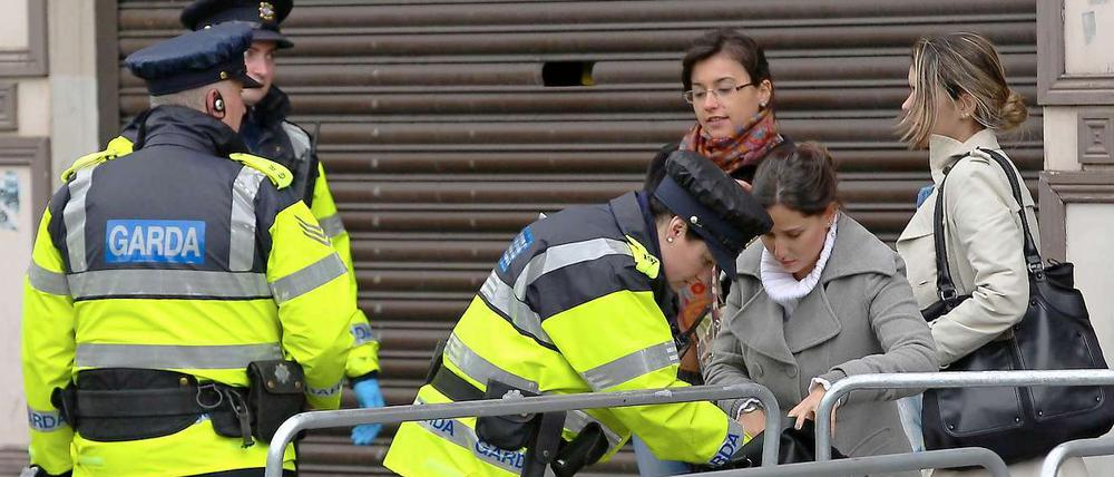 In Dublin wurden die Sicherheitsmaßnahmen bereits verschärft.