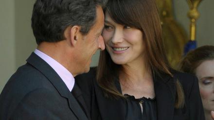 Nicolas Sarkozy und Carla Bruni.