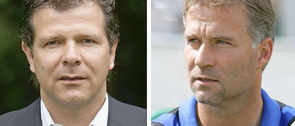 Zurückgetreten und entlassen. Andreas Möller und Thomas Gersntner von den Offenbacher Kickers.