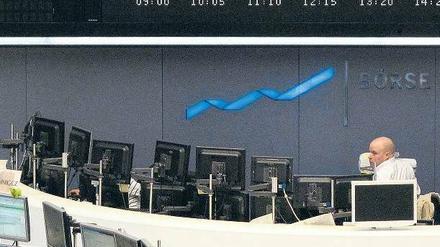 Optimismus. Der Deutsche Aktienindex erreichte am Montag neue Höhen. Foto: rtr