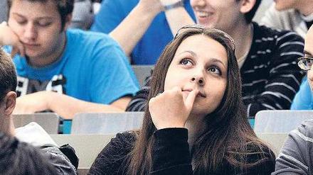 Gut gewählt. 80 Prozent der Studienanfänger sind mit ihrem Fach zufrieden. Foto: dpa