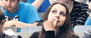 Gut gewählt. 80 Prozent der Studienanfänger sind mit ihrem Fach zufrieden. Foto: dpa