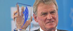 Sepp Maier hier bei der Verleihung des Bayerischen Sportpreises 2009 ist und bleibt immer für einen Spruch gut.