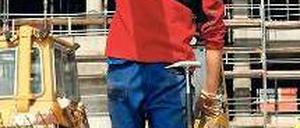 Es wird wieder in die Hände gespuckt. Laut DIW war das erste Quartal vor allem wegen der Bauwirtschaft so stark. Foto: dpa