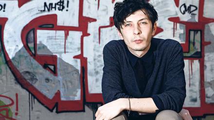 Kapitalismuskritiker. Musiker Andreas Spechtl in Kreuzberg. 