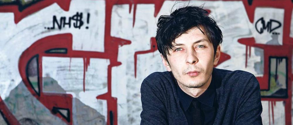 Kapitalismuskritiker. Musiker Andreas Spechtl in Kreuzberg. 
