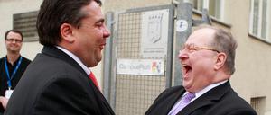 Sigmar Gabriel und Heinz Buschkowsky.