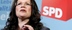 SPD-Generalsekretärin Andrea Nahles.