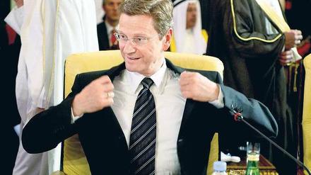 Außenminister Guido Westerwlle in Doha. 
