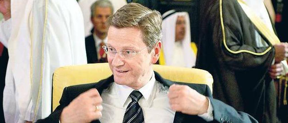 Außenminister Guido Westerwlle in Doha. 