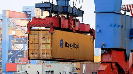Die Containerhäfen in Deutschland haben wieder gut zu tun.