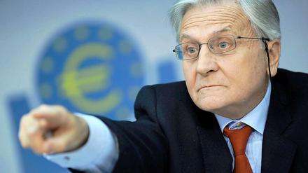 EZB-Präsident Trichet gibt die geldpolitische Linie in Europa vor.