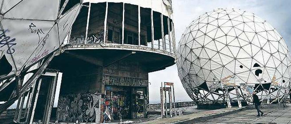 Abhörstation. Das Ökowerk widmet sich der Geschichte des Teufelbergs.