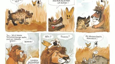 Fressen und gefressen werden: Eine Szene aus dem Buch.