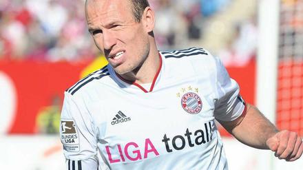 Gern gesehen. Mit Stars wie Arjen Robben lässt sich die Bundesliga noch besser in andere Länder verkaufen. Foto: AFP