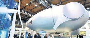 Runde Sache. Aussteller aus 65 Ländern zeigen in Hannover ihre Produkte – Enercon ist mit dieser Windturbine dabei. 
