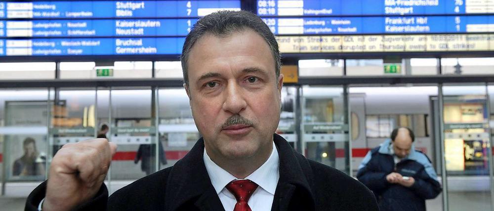 GDL-Chef Claus Weselsky kehrt vorerst an den Verhandlungstisch zurück.