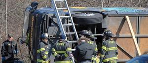 In dem verunglückten Bus saßen 32 Menschen.