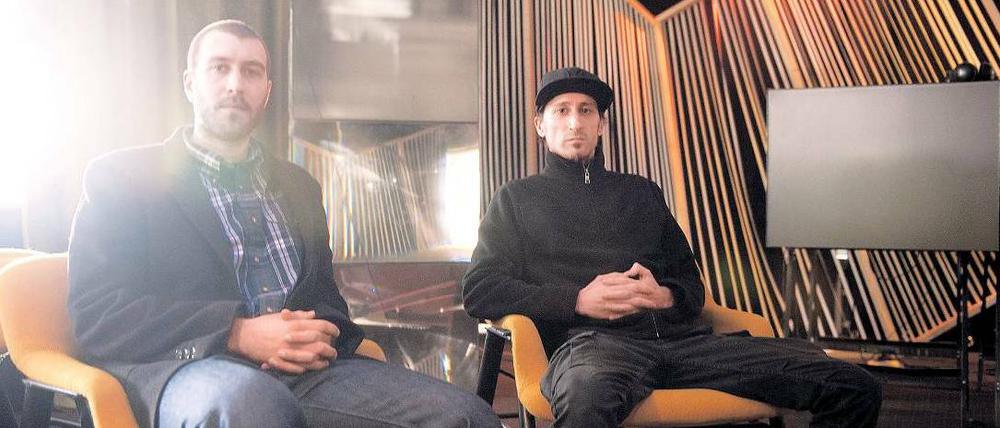 Momentaufnehmer. Austin Lynch (l.), Sohn von Regisseur David Lynch, und Jason S. hatten die Idee für das Internetdokumentarfilm-Projekt „Interview Project Germany“, das von David Lynch produziert wurde.