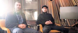 Momentaufnehmer. Austin Lynch (l.), Sohn von Regisseur David Lynch, und Jason S. hatten die Idee für das Internetdokumentarfilm-Projekt „Interview Project Germany“, das von David Lynch produziert wurde.