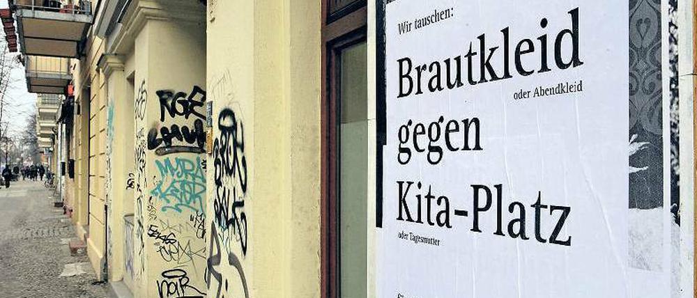 Knappe Plätze. Für Eltern wird es immer schwerer, eine Kita für ihre Kleinen zu finden. Das ungewöhnliche Angebot findet sich in der Lychener Straße in Prenzlauer Berg.