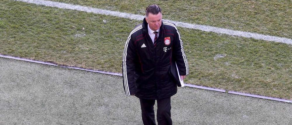Verbleibt zwischen den Linien: Louis van Gaal macht bei Bayern offenbar weiter.