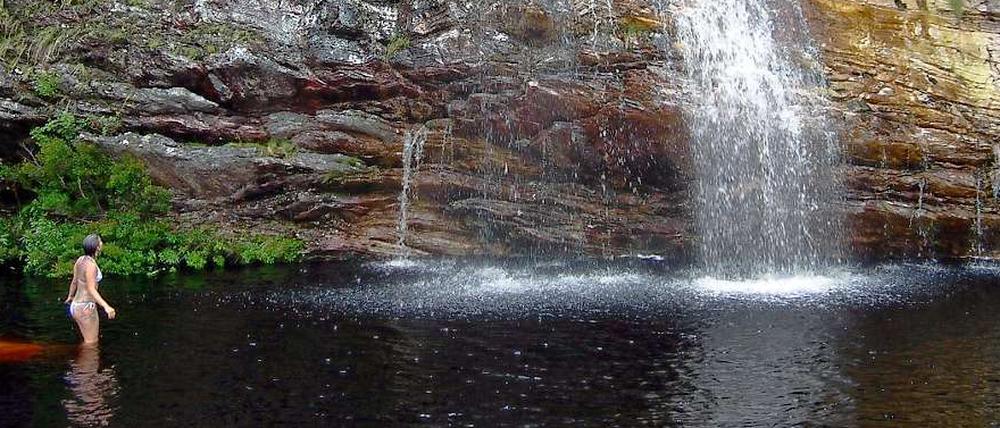Zahlreiche Wasserfälle zählen zu den außergewöhnlichen Attraktionen im Nationalpark Serra do Cipo, rund 100 Kilometer nordöstlich von Belo Horizonte.