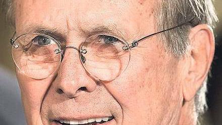 Donald Rumsfeld.