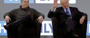 Man versteht sich: Apple-Vize Eddy Cue und Medienmogul Rupert Murdoch.
