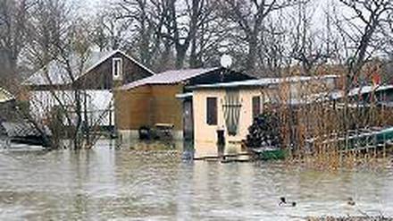 Auch Wriezen am Weststrand des Oderbruchs ist von der Flut betroffen.