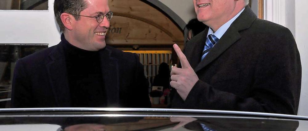 Guttenberg und Seehofer.