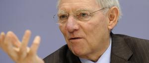 Bundesfinanzminister Wolfgang Schäuble.