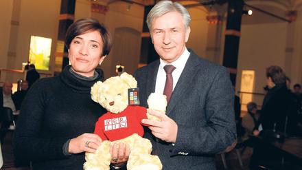 Die Spanierin Ana Domingo wurde von Klaus Wowereit als Jubiläumsgast geehrt.