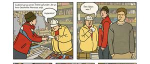 Auf Spurensuche. Eine Seite aus dem Buch.