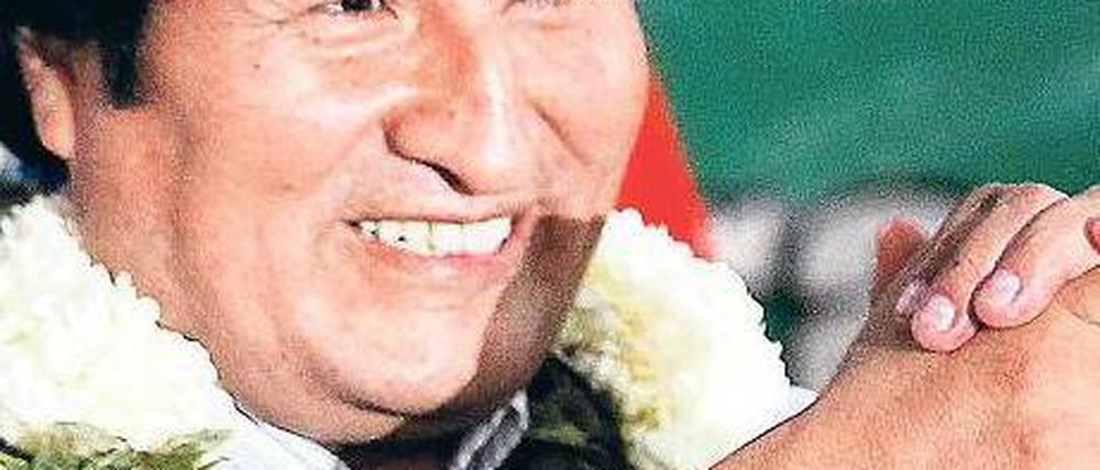 Evo Morales.