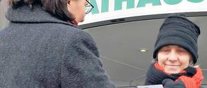 Wir von hier. In West-Berlin ist die Linkspartei immer noch nicht richtig angekommen, im Ostteil aber tief verankert. Das Foto zeigt einen Stand am Samstag in Pankow.