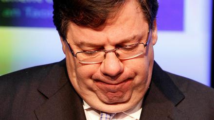 Schwere Zeiten für Ministerpräsident Brian Cowen.