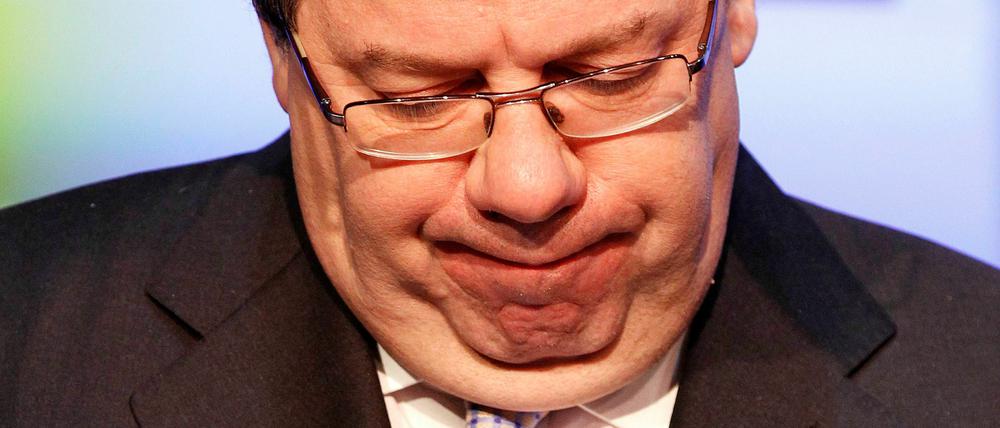 Schwere Zeiten für Ministerpräsident Brian Cowen.