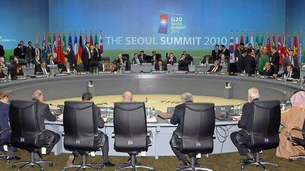 G-20-Gipfel in Seoul, Südkorea.