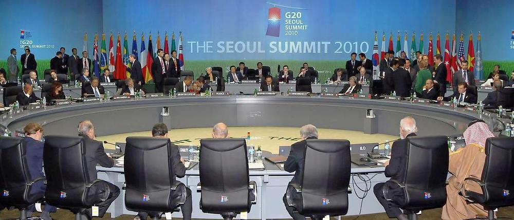 G-20-Gipfel in Seoul, Südkorea.