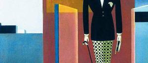 Der neue Adam. Sándor Bortnyk versah die Pittura metafisica mit klaren Linien. 