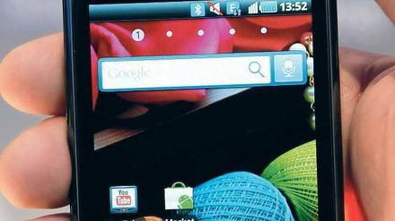 Das Android-Smartphone Samsung Galaxy gilt als iPhone-Herausforderer. 