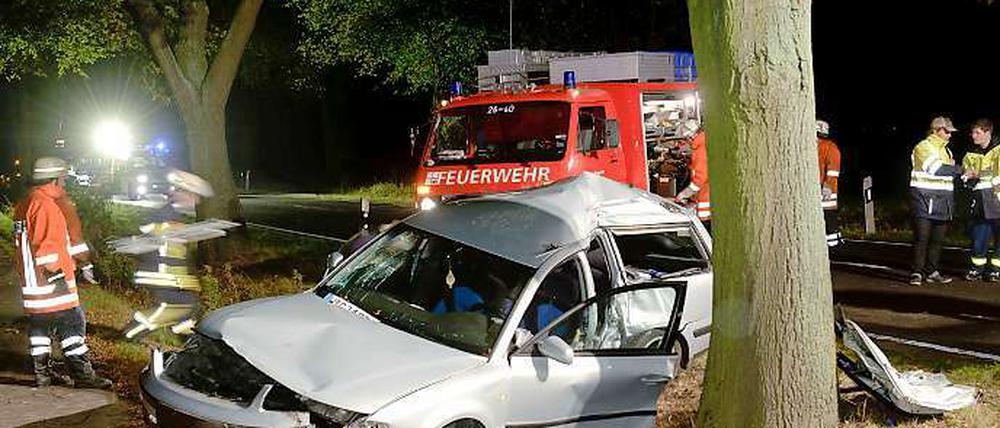 Der Fahrer wollte auf der Bundesstraße offenbar einem Tier ausweichen.