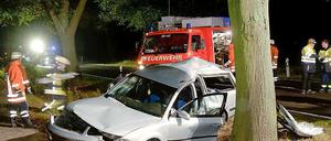 Der Fahrer wollte auf der Bundesstraße offenbar einem Tier ausweichen.