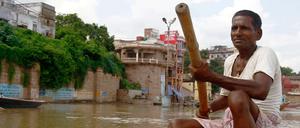 Bootsfahrt über heiliges Wasser.
