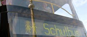 Schulbus in Berlin.