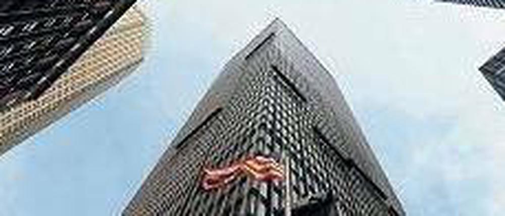 Gut aufgestellt. Die Bank profitierte von der gesunkenen Zahl fauler Kredite. Foto: ddp