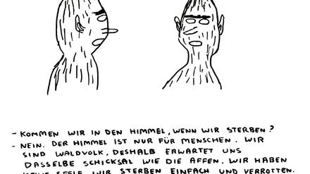 Unheimlich vertraut: Eine Seite aus dem Buch.